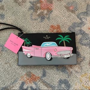NWT Kate Spade wristlet clutch